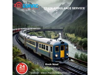 Book Medivic Aviation Train Ambulance Service in Ranchi with Life-care Healthcare Support