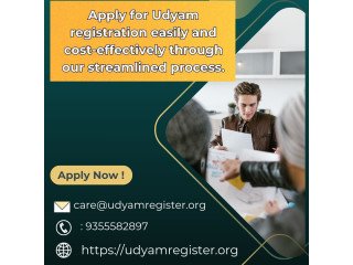 Apply for Udyam registration easily and cost-effectively through our streamlined process.