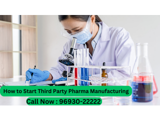 How to Start third Party Pharma Manufacturing Business in india