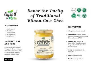 Savor the Purity of Traditional Bilona Cow Ghee