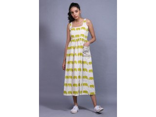 Buy Hand Block Printed Dresses for Women Online