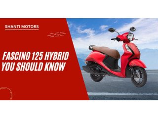 Fascino 125 Hybrid You Should Know