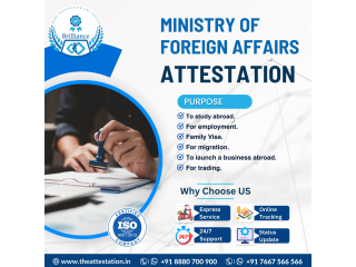 Get your certificate attested from MOFA Attestation in India