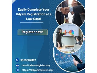 Easily Complete Your Udyam Registration at a Low Cost!