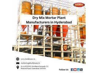 Dry Mix Mortar Plant Manufacturers in Hyderabad | 76759 89961 | Buildmate