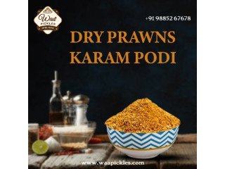 Best  Dry prawns  karam podi   Andhra Pradeh1