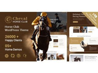 ️ Cheval - Horse Club & Equestrian WordPress Theme