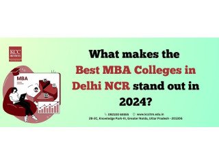 What makes Best MBA Colleges in Delhi NCR stand out in 2024?