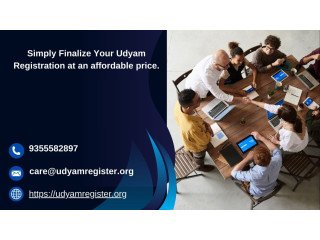 Simply Finalize Your Udyam Registration at an affordable price.