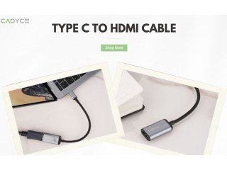 Seamlessly Connect with Cadyces Type C to HDMI Adapter for Effortless Display