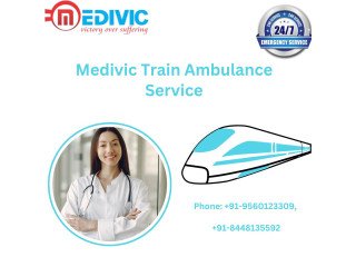 Medivic Train Ambulance Service in Chennai provides medical supervision for travel