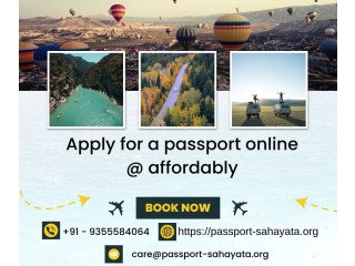 Apply for a passport online  @ affordably