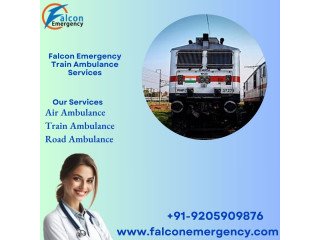 Falcon Emergency Train Ambulance is Always Available to Book in Crisis in Ranchi