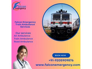 Get Trustworthy Medical escorts in Falcon Emergency Train Ambulance Service in Silchar