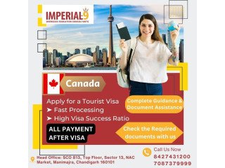 Trusted  and reliable Canada Study Visa  in Chandigarh by Imperial 9 Overseas Education Consultants