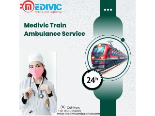 Medivic Train Ambulance Service in Delhi Reaches with Proficient Crew