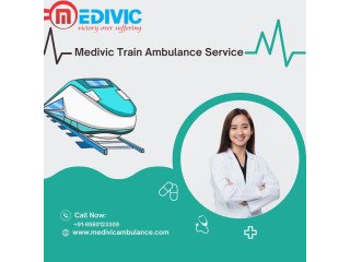 For Pain-free service Book Medivic Train Ambulance Services in Ranchi