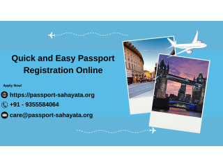 Quick and Easy Passport Registration Online