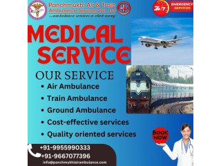 For Top-Rated Relocation Services Select Panchmukhi Train Ambulance in Visakhapatnam