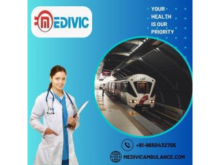 In the Event of an Emergency, a Medivic Train Ambulance in Guwahati is Always Available