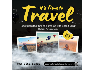 Hot Air Balloon Dubai: A Sunrise Spectacle Above the Sands / 0555538395