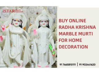 Buy Online Radha Krishna Marble Murti for Home Decoration