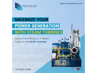 NCON Turbines as Premier Steam Turbine Manufacturers in India