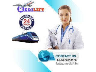 Hire Medilift train ambulance in Patna