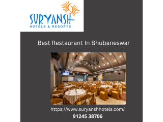 Best Restaurant In Bhubaneswar