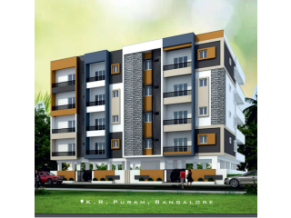 1185 Sq.Ft 3 BHK apartments in KR Puram nearing to possession