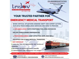 Frequent Tridev Air Ambulance Patna Services Are Perfect