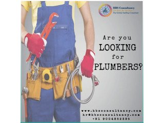 Plumber recruitment services from India