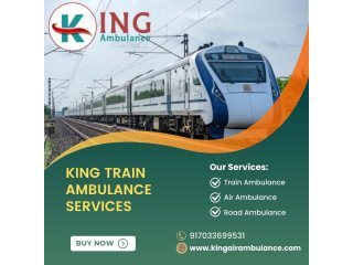 King Train Ambulance in Kolkata is Available 24/7 for Emergency Transport