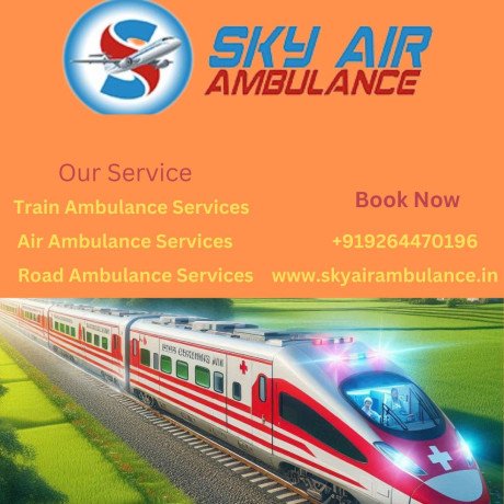 choose-sky-train-ambulance-in-dibrugarh-for-punctual-arrival-at-your-destination-big-0