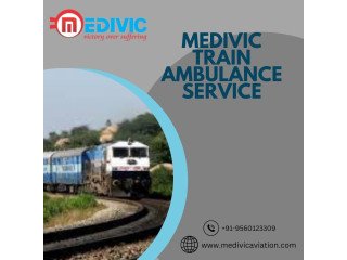 Medivic Aviation Train Ambulance Service In Bengalore transports patients