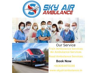 Sky Train Ambulance in Gorakhpur is Active 24/7 during any Emergency Time