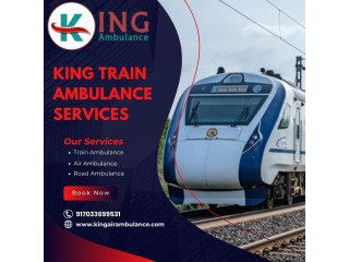 King Train Ambulance Emergency Medical Transport Available in Bangalore