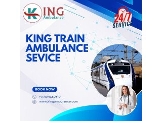 The booking process for King Train Ambulance in Delhi is Hassle-free & Quick