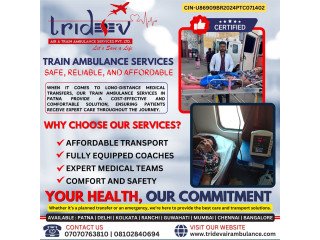 High-Class Tridev Air Ambulance Services in Patna - In Your City