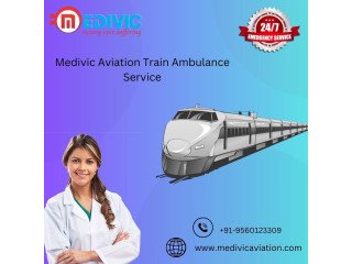 Medivic Aviation Train Ambulance Service in Patna from you can transport your patient