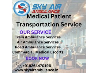 Choose sky Train Ambulance in Raipur Provides Fast Medical Service