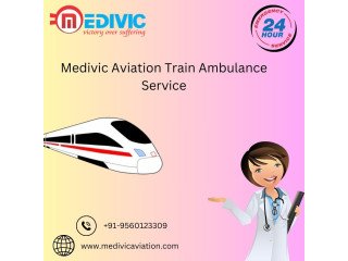 Medivic Aviation Train Ambulance Service in Ranchi provides the best and patient