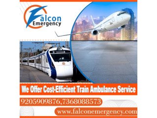 For Long-Distance Transfers Falcon Train Ambulance in Varanasi is the Greatest Choice