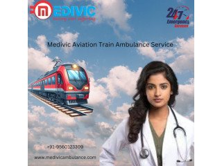 Medivic Aviation Train Ambulance Service in Bangalore set up for specializing patient transportation