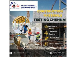 Construction materials testing Chennai - Falcon Industrial Testing Laboratory