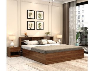 Shop for Spacious and Stylish King Size Beds by Wooden Street