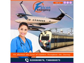 Falcon Train Ambulance in Guwahati Specialized Medical Transportation Services