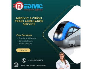 Choose Medivic aviation Train Ambulance Service in Chennai for Long-Distance Relocation