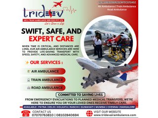 Tridev Air Ambulance Services in Guwahati - Provides Entire Journey