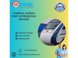 Book life-saver Medivic aviation Train Ambulance Service in Bangalore for the life saving medical machine